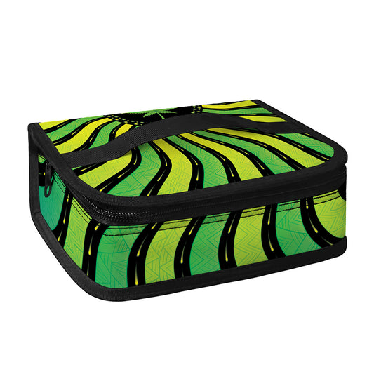 Psychedelic Cannabis Leaf Print Small Lunch Bag