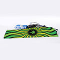 Psychedelic Cannabis Leaf Print Sports Towel