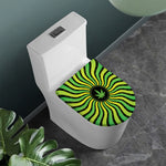 Psychedelic Cannabis Leaf Print Toilet Lid Cover