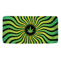 Psychedelic Cannabis Leaf Print Towel