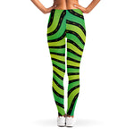 Psychedelic Cannabis Leaf Print Women's Leggings