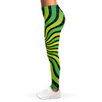Psychedelic Cannabis Leaf Print Women's Leggings