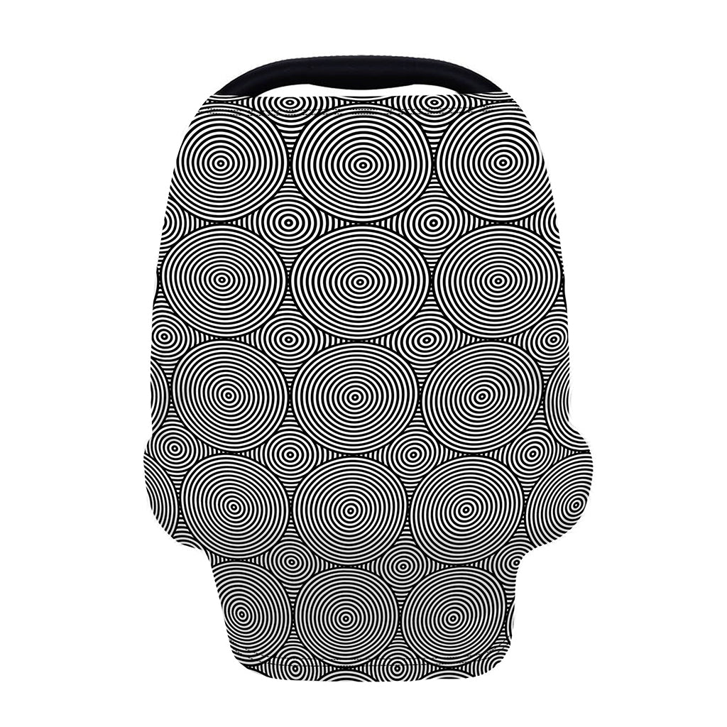 Psychedelic Circle Pattern Print Baby Seat Cover