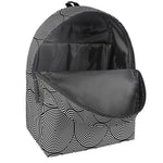Psychedelic Circle Pattern Print Backpack