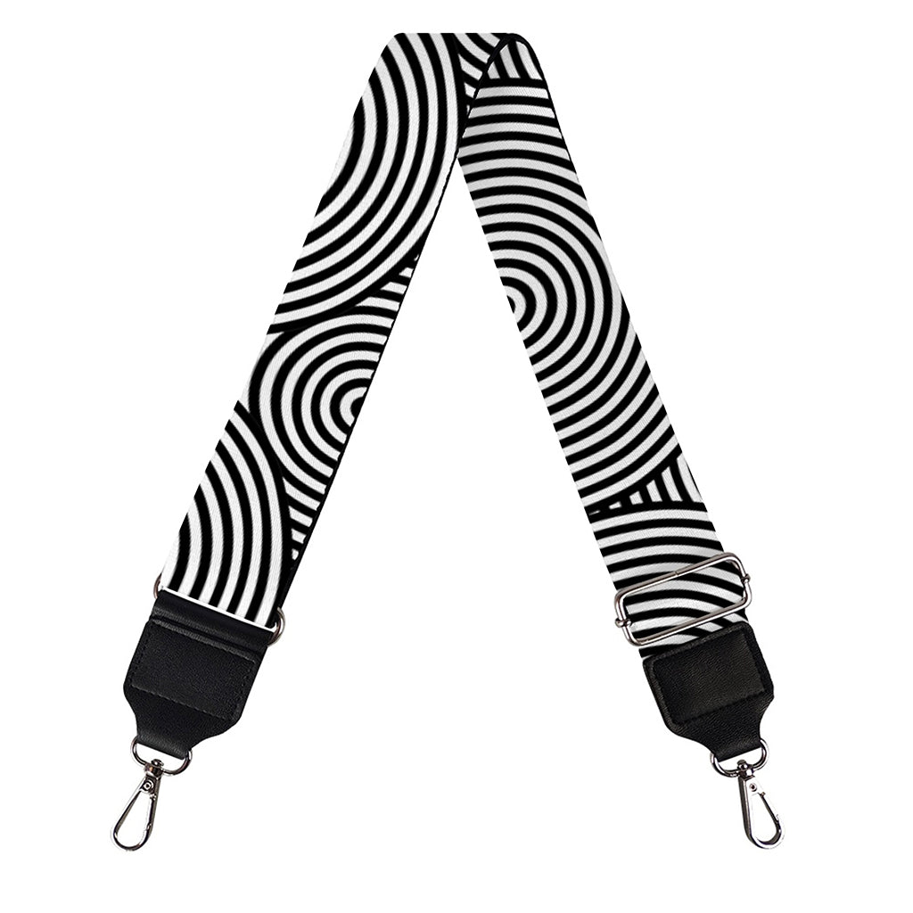Psychedelic Circle Pattern Print Bag Strap
