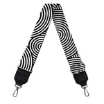 Psychedelic Circle Pattern Print Bag Strap