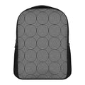 Psychedelic Circle Pattern Print Casual Backpack