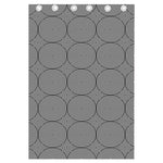 Psychedelic Circle Pattern Print Curtain