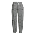 Psychedelic Circle Pattern Print Fleece Lined Knit Pants