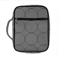 Psychedelic Circle Pattern Print Front Pocket Bible Bag