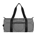 Psychedelic Circle Pattern Print Gym Bag