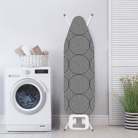 Psychedelic Circle Pattern Print Ironing Board Cover