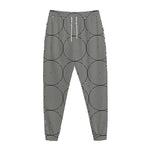 Psychedelic Circle Pattern Print Jogger Pants