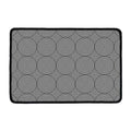 Psychedelic Circle Pattern Print Kitchen Mat