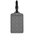 Psychedelic Circle Pattern Print Luggage Tag