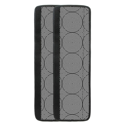 Psychedelic Circle Pattern Print Refrigerator Handle Covers