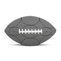 Psychedelic Circle Pattern Print Rugby Ball