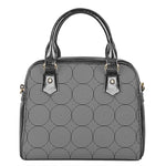 Psychedelic Circle Pattern Print Shoulder Handbag