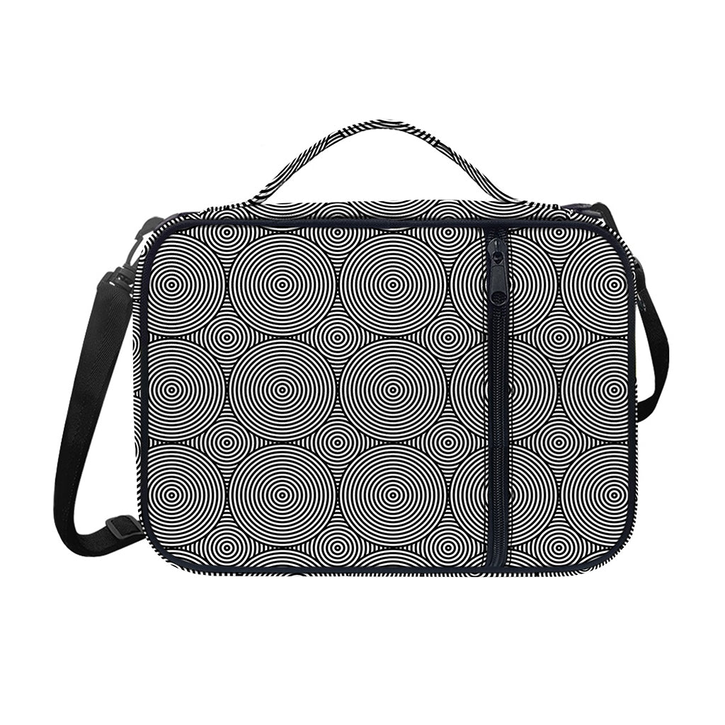 Psychedelic Circle Pattern Print Shoulder Strap Bible Bag