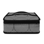 Psychedelic Circle Pattern Print Small Lunch Bag