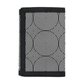 Psychedelic Circle Pattern Print Trifold Wallet