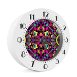 Psychedelic Ethnic Trippy Print Alarm Clock