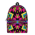 Psychedelic Ethnic Trippy Print School Backpack