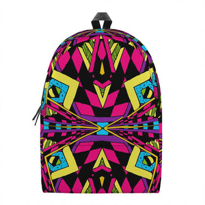 Psychedelic Ethnic Trippy Print Backpack