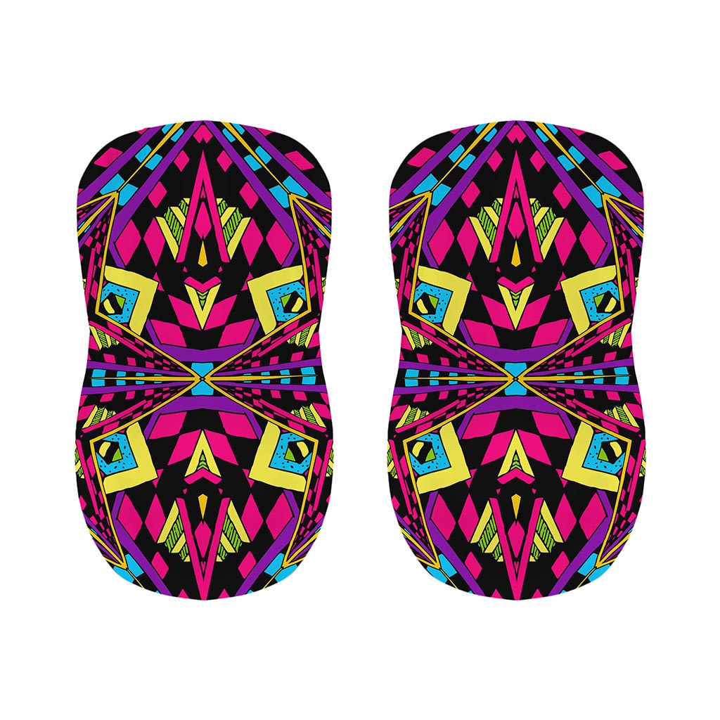 Psychedelic Ethnic Trippy Print Bar Stool Covers