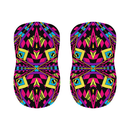 Psychedelic Ethnic Trippy Print Bar Stool Covers