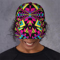 Psychedelic Ethnic Trippy Print Baseball Cap