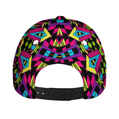 Psychedelic Ethnic Trippy Print Baseball Cap