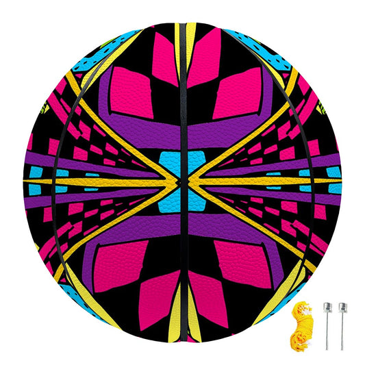 Psychedelic Ethnic Trippy Print Basketball