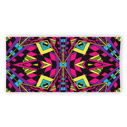 Psychedelic Ethnic Trippy Print Beach Towel