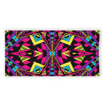 Psychedelic Ethnic Trippy Print Beach Towel
