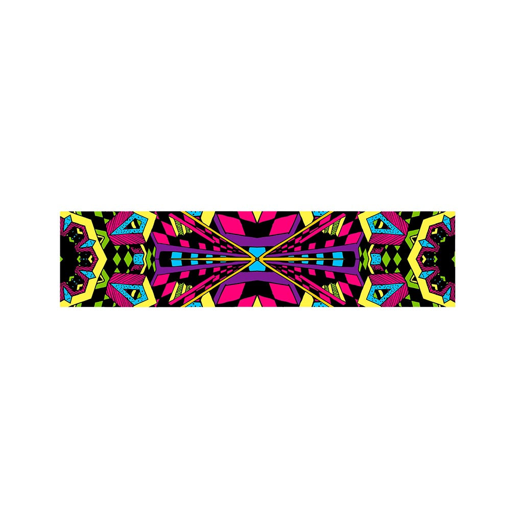 Psychedelic Ethnic Trippy Print Bed Runner