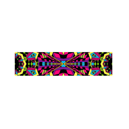 Psychedelic Ethnic Trippy Print Bed Runner