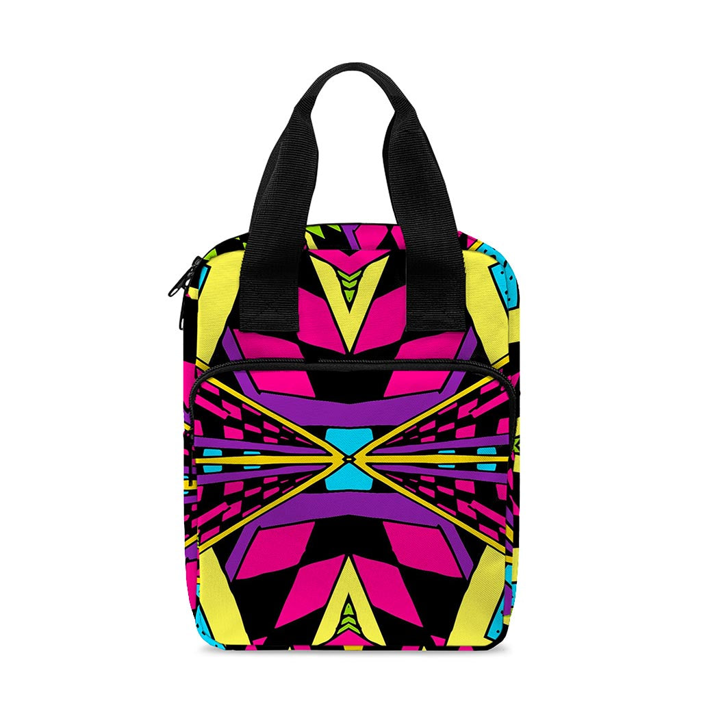 Psychedelic Ethnic Trippy Print Bible Tote Bag