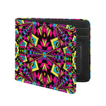 Psychedelic Ethnic Trippy Print Bifold Wallet