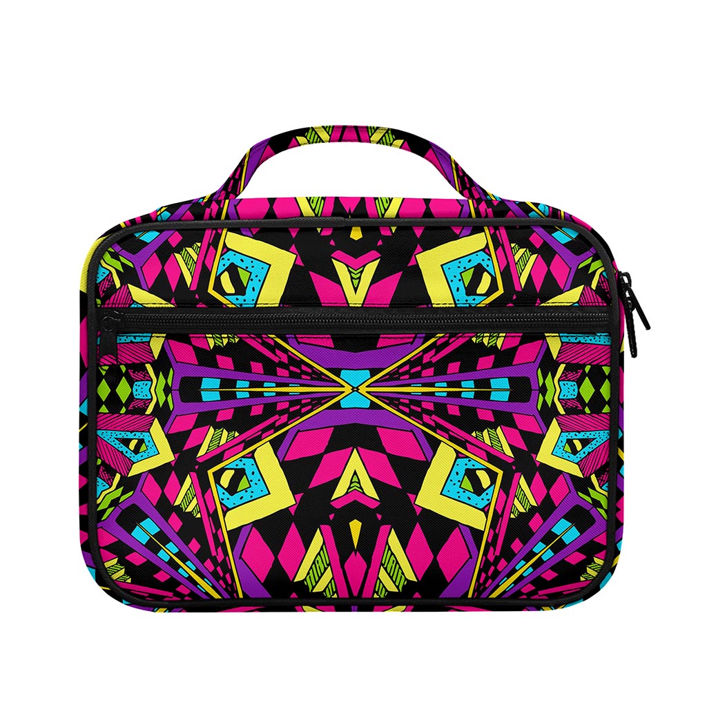 Psychedelic Ethnic Trippy Print Briefcase Bible Bag