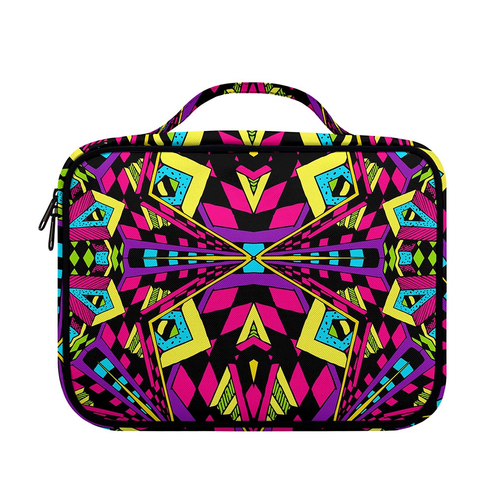 Psychedelic Ethnic Trippy Print Briefcase Bible Bag