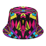 Psychedelic Ethnic Trippy Print Bucket Hat