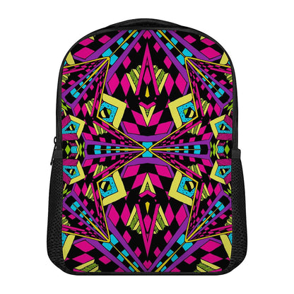 Psychedelic Ethnic Trippy Print Casual Backpack