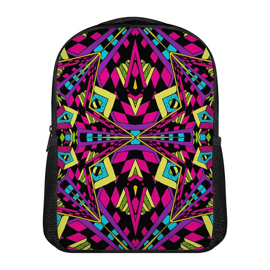 Psychedelic Ethnic Trippy Print Casual Backpack