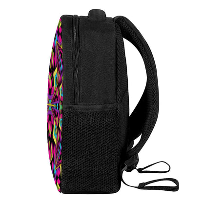 Psychedelic Ethnic Trippy Print Casual Backpack