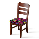 Psychedelic Ethnic Trippy Print Chair Cushion Cover