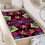 Psychedelic Ethnic Trippy Print Changing Pad Cover