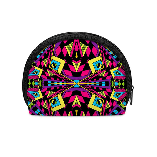 Psychedelic Ethnic Trippy Print Coin Purse