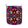 Psychedelic Ethnic Trippy Print Collapsible Laundry Basket