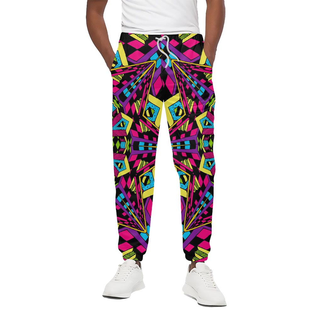 Psychedelic Ethnic Trippy Print Cotton Pants